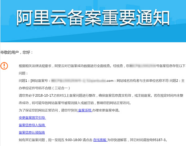 網(wǎng)站備案網(wǎng)站域名持有者與主體單位名稱不符問(wèn)題